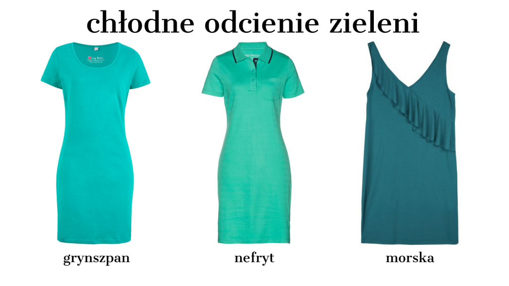 odcienie zieleni